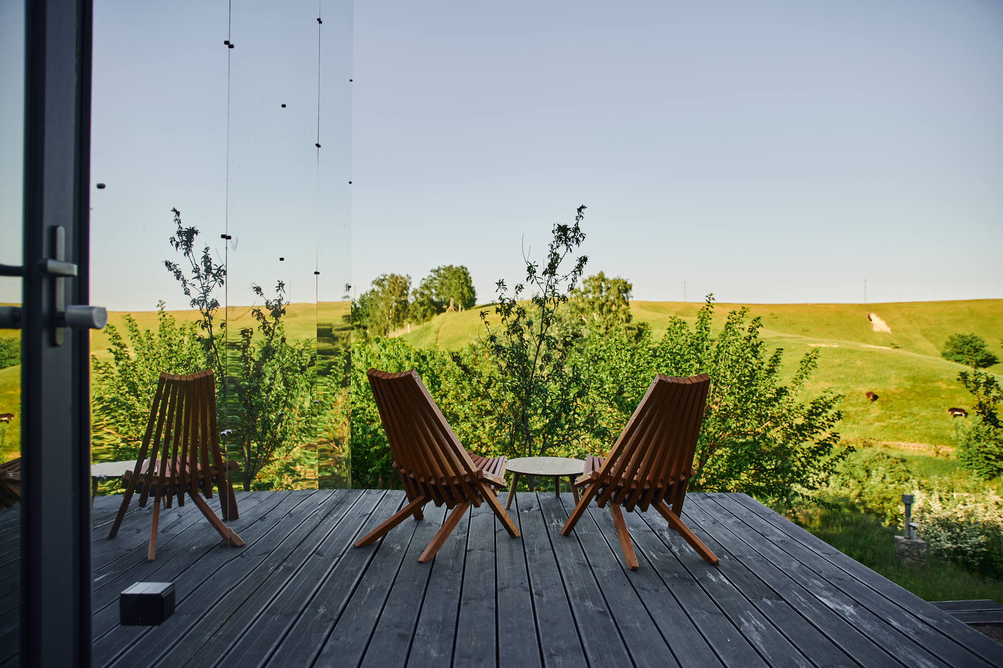 Illustration of High End Sustainable Luxury Home Building
